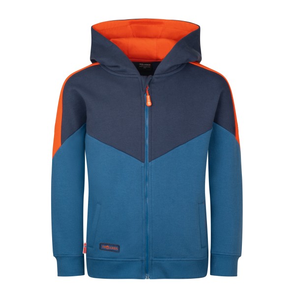 Trollkids - Kid's Flekkefjord Jacket - Sweat- & Trainingsjacke Gr 164 blau von Trollkids