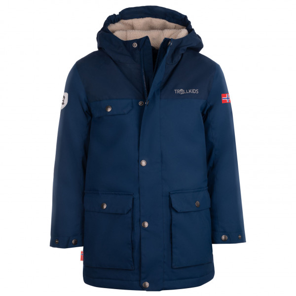 Trollkids - Kid's Gudvangen Jacket - Parka Gr 116 blau von Trollkids