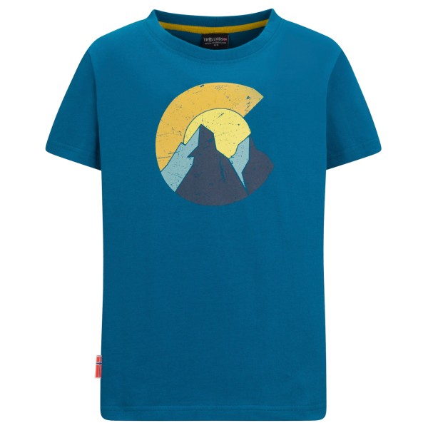 Trollkids - Kid's Halsafjord T-Shirt - T-Shirt Gr 110 blau von Trollkids