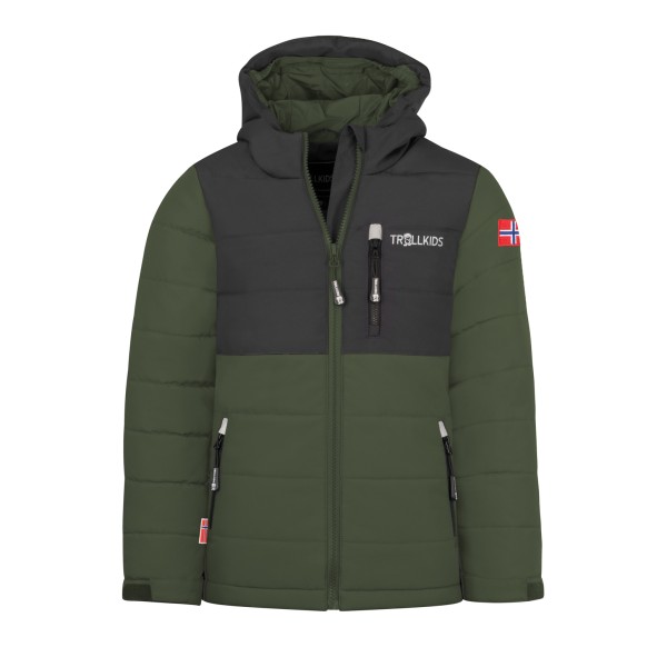 Trollkids - Kid's Hemsedal Snow Jacket XT - Skijacke Gr 110 oliv von Trollkids