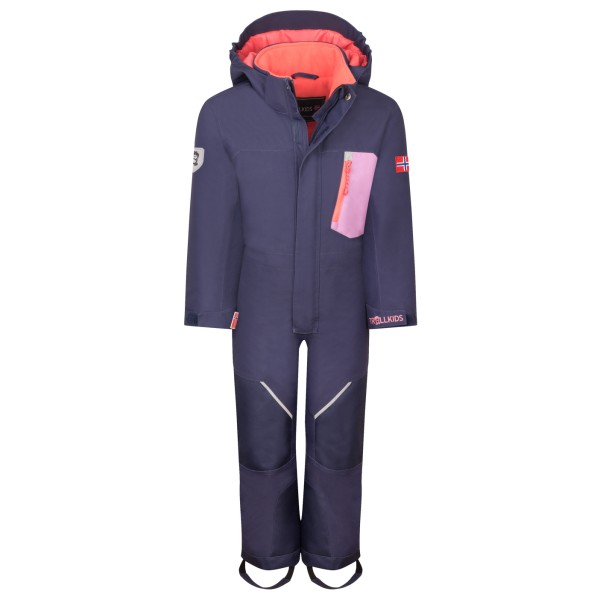 Trollkids - Kid's Isfjord Snowsuit XT - Overall Gr 140 blau von Trollkids