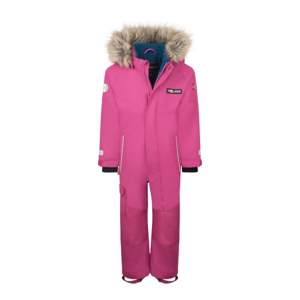 Trollkids - Kid's Kirkenes Snowsuit - Overall Gr 116 rosa von Trollkids