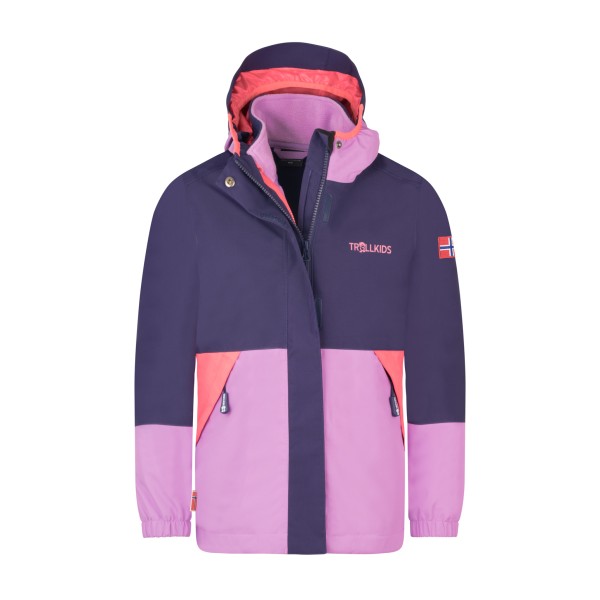 Trollkids - Kid's Kjerak 3in1 Jacket - Doppeljacke Gr 104 bunt von Trollkids