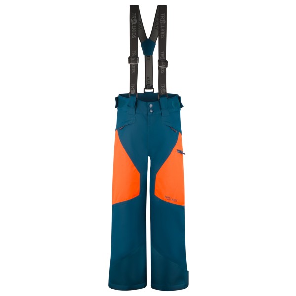 Trollkids - Kid's Kongsberg Ski Pant - Skihose Gr 104 blau von Trollkids