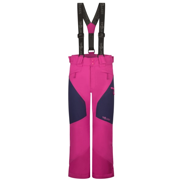 Trollkids - Kid's Kongsberg Ski Pant - Skihose Gr 128 rosa von Trollkids