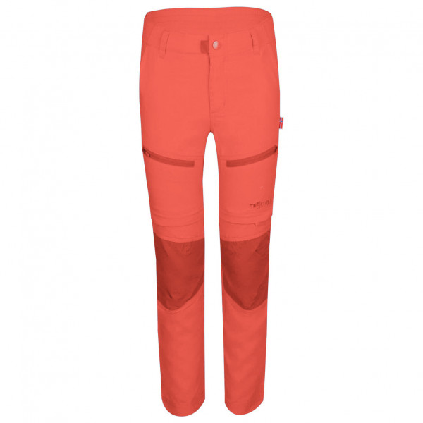 Trollkids - Kid's Nordfjord Zip-Off Pants Slim Fit - Trekkinghose Gr 104 rot von Trollkids