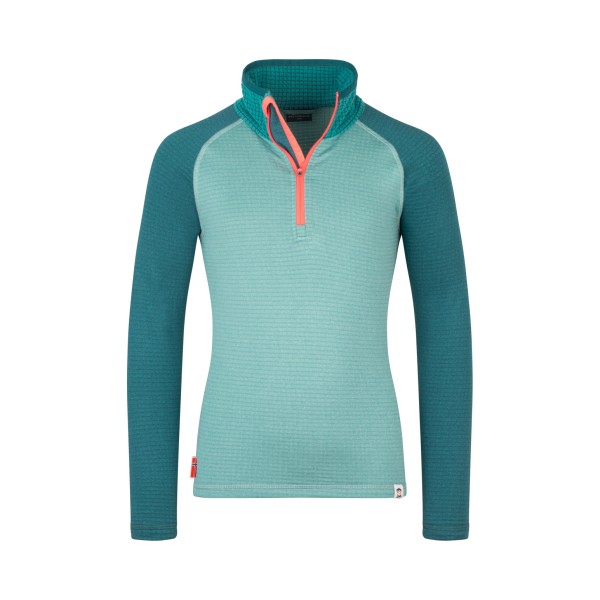 Trollkids - Kid's Rauland Half Zip - Fleecepullover Gr 164 türkis von Trollkids