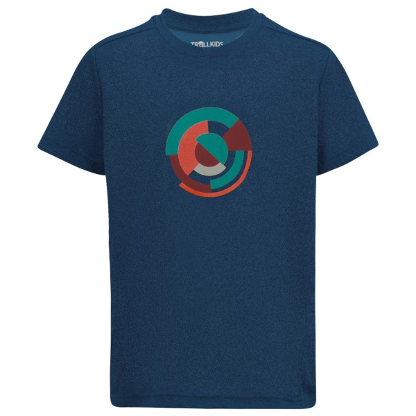 Trollkids - Kid's Sognefjord T-Shirt - Funktionsshirt Gr 104 blau von Trollkids