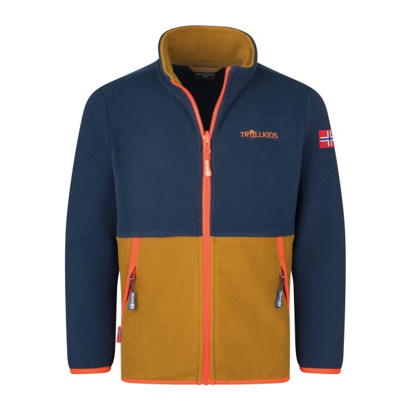 Trollkids - Kid's Storfjord Jacket - Fleecejacke Gr 164 blau von Trollkids