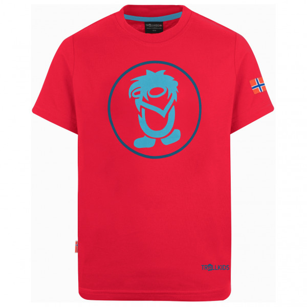Trollkids - Kid's Troll T - T-Shirt Gr 116 rot von Trollkids
