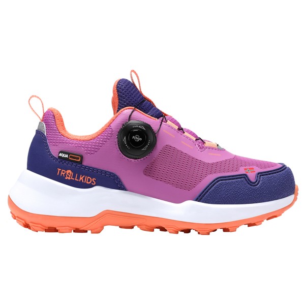 Trollkids - Kid's Trollfjord Hiker Low - Multisportschuhe Gr 28 bunt von Trollkids