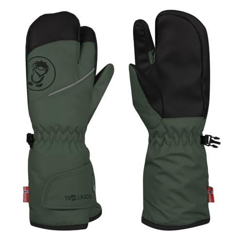 Trollkids Kids Troll 3 Finger Glove 40, ivy von Trollkids