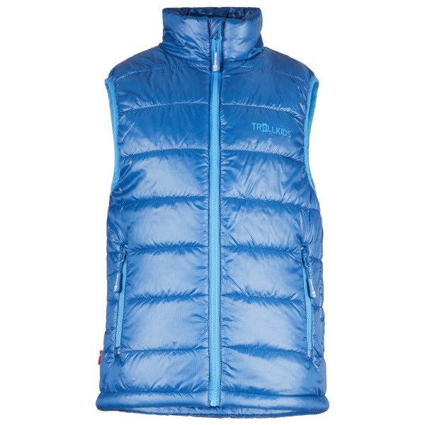 Trollkids - Kids Trondheim Vest - Kunstfaserweste Gr 116 blau von Trollkids