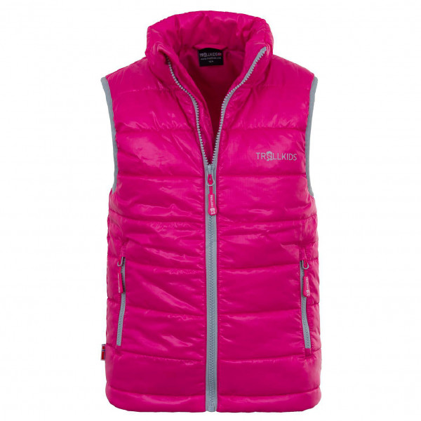 Trollkids - Kids Trondheim Vest - Kunstfaserweste Gr 140 rosa von Trollkids