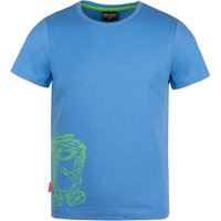 Trollkids Oppland T-Shirt blau Gr. 116 Kinder von Trollkids