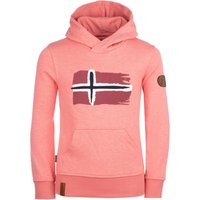 Trollkids Trondheim Sweater Kapuzenpullover rosa von Trollkids