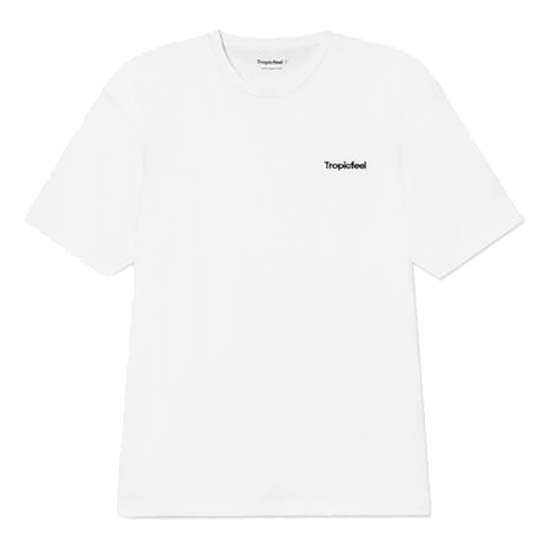 Tropicfeel Logo Short Sleeve T-shirt Weiß XS Mann von Tropicfeel