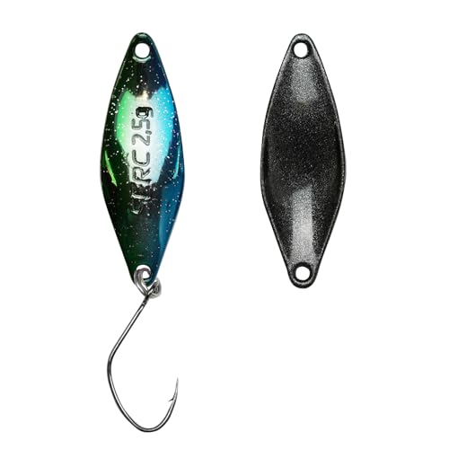 Trout Master Serc Spoon – Forellenköder - Trout Fishing Spoon - UL Angeln -Forellenblinker (Spaceship, 2,5g) von Trout Master