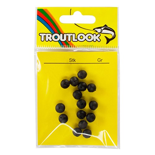 Troutlook Tremarella Puffer Perlen aus Gummi 15 Stück 6mm von Troutlook