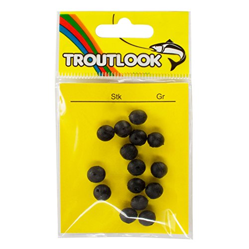 Troutlook Tremarella Puffer Perlen aus Gummi 15 Stück 8mm von Troutlook