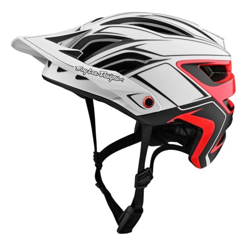 Troy Lee Designs Unisex – Erwachsene A3 MTB-Helm, Weiß, M/L von Troy Lee Designs