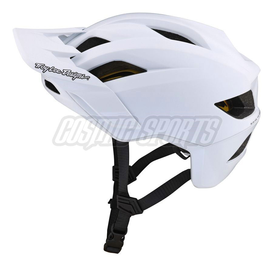 Troy Lee Designs Flowline MIPS Helm, Orbit White von Troy Lee Designs