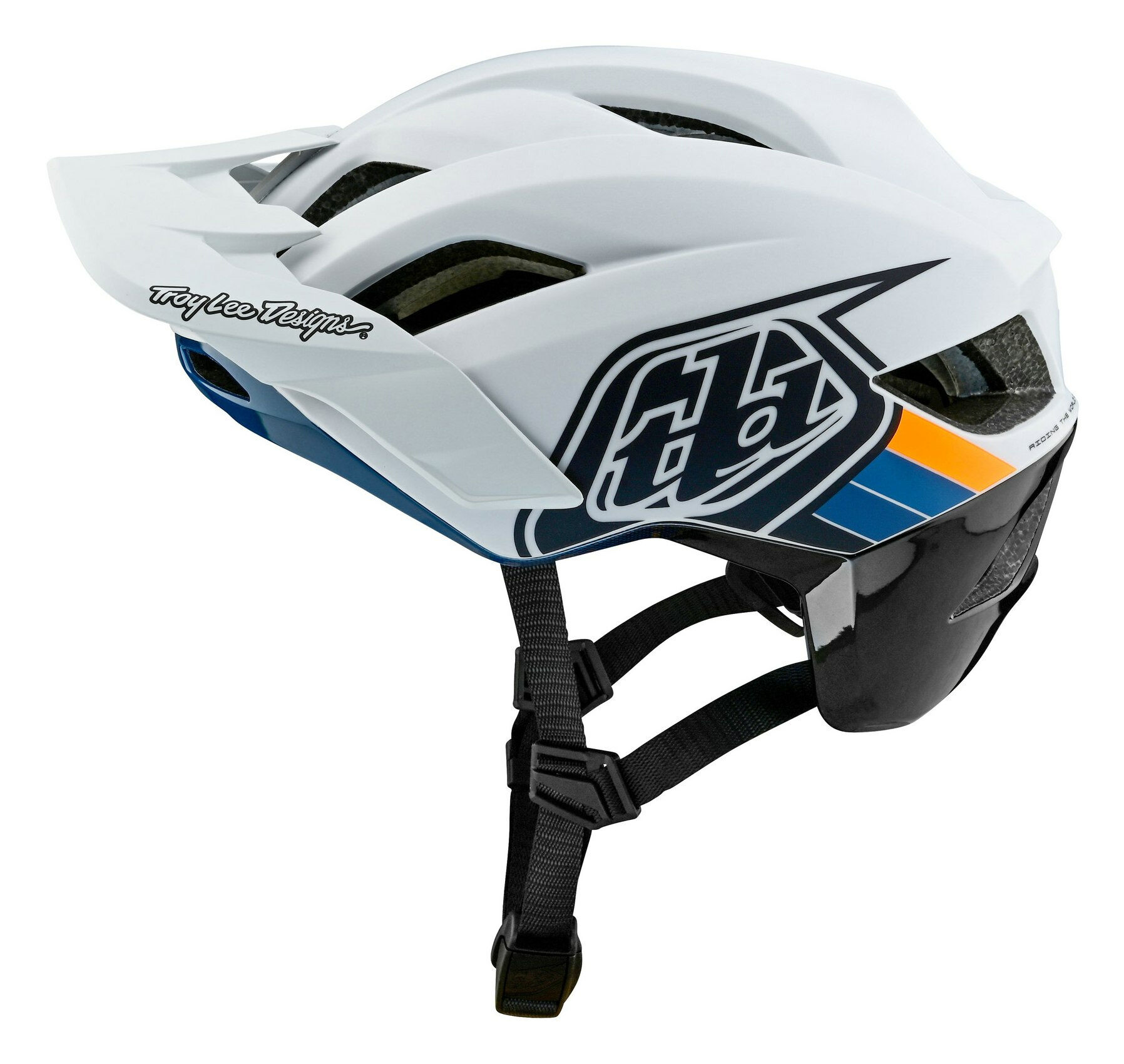 Troy Lee Designs Flowline SE MIPS Helm, Badge Light Gray, Charcoal von Troy Lee Designs