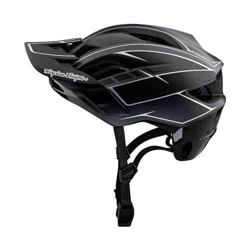 Troy Lee Designs Flowline SE Mountainbike-Helm für Erwachsene, mit MIPS, Nadelstreifen, Anthrazit/Schwarz, Größe X-Small/Small von Troy Lee Designs