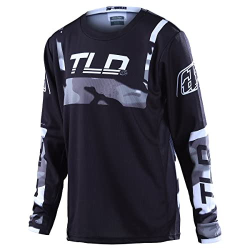 Troy Lee Designs Jungen Motocross-T, grau, XS von Troy Lee Designs