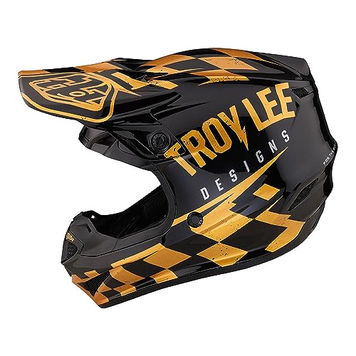 Troy Lee Designs Motocross-Helm SE4 Polyacrylite MIPS Schwarz Gr. L von Troy Lee Designs