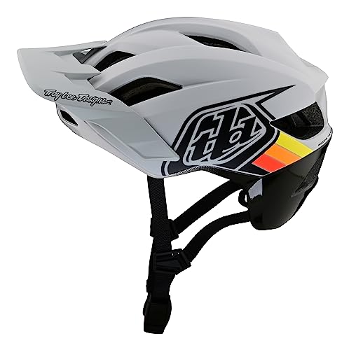 Troy Lee Designs Unisex-Erwachsene Flowline SE MTB-Helm, Weiß, L von Troy Lee Designs