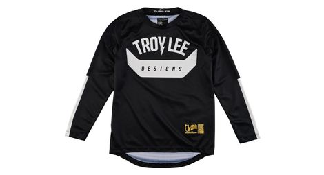 langarmtrikot kinder troy lee designs flowline aircore schwarz von Troy Lee Designs
