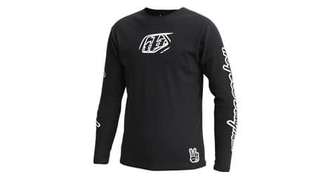 langarmtrikot kinder troy lee designs sprint icon schwarz von Troy Lee Designs