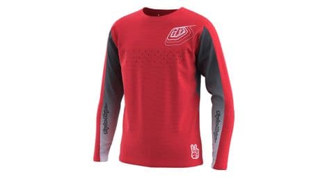 langarmtrikot kinder troy lee designs sprint richter race rot von Troy Lee Designs