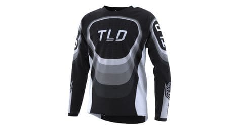 langarmtrikot kinder troy lee designs sprint schwarz grau von Troy Lee Designs