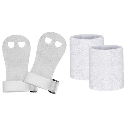 2 Pairs Gymnastics Wristbands for Kids, Sweat-Wicking Breathable Gymnastics Grips for Palm Protection & Wrist Support, Training and Exercise Accessories, L von Trrymbbe