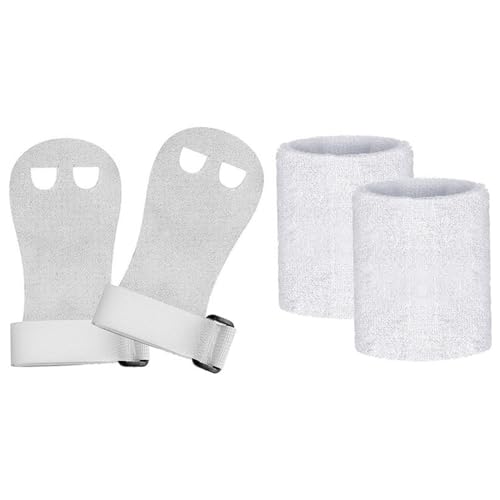 2 Pairs Gymnastics Wristbands for Kids, Sweat-Wicking Breathable Gymnastics Grips for Palm Protection & Wrist Support, Training and Exercise Accessories, S von Trrymbbe
