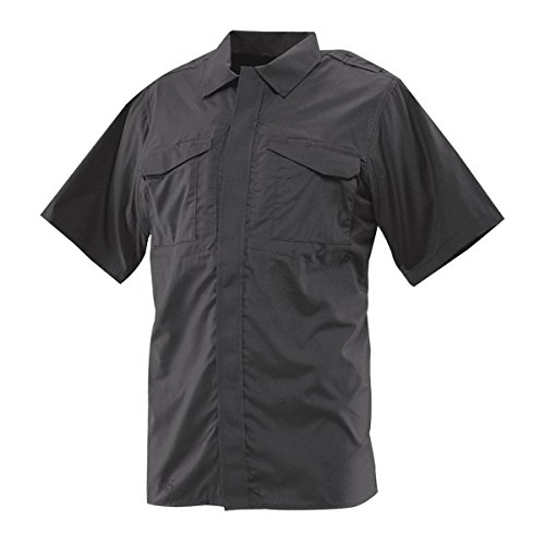 Tru-Spec Herren Mens Ultralight Short Sleeve Shirt kurzärmelig, schwarz, X-Large von Tru-Spec