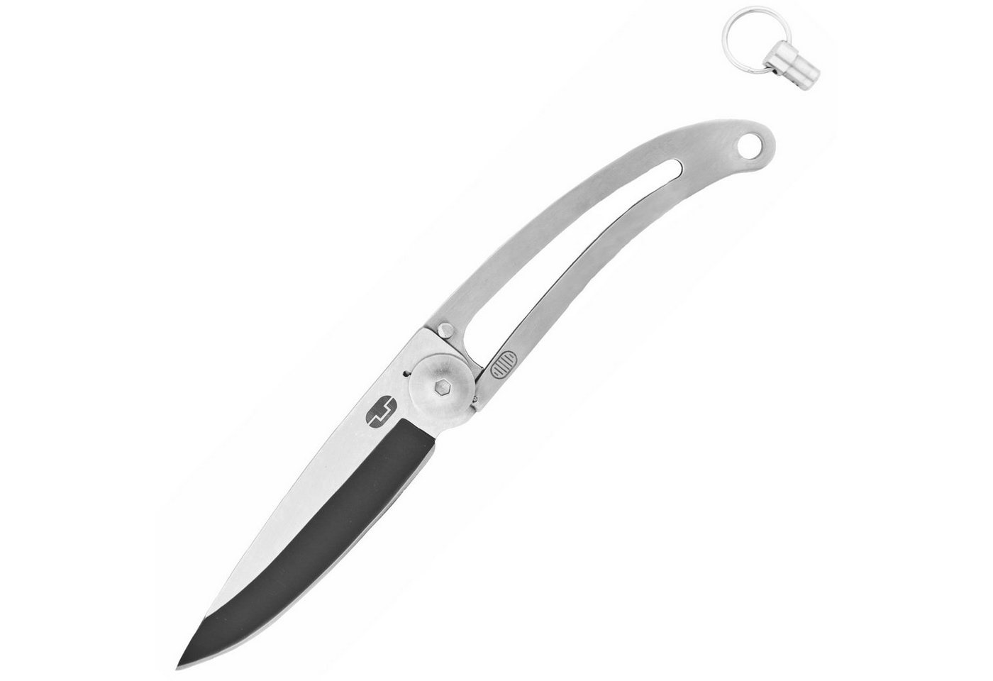 True Utility Taschenmesser Klappmesser BARE Taschenmesser, Schlüsselanhänger Mini Messer 16 g von True Utility