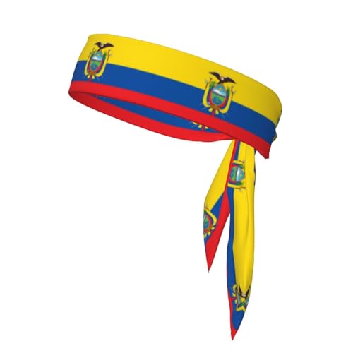 Ecuador-Stirnbänder, Sport-Kopfband, Stirnband für Damen und Herren, Haarband für Laufen, Workout, Fußball von Trukd