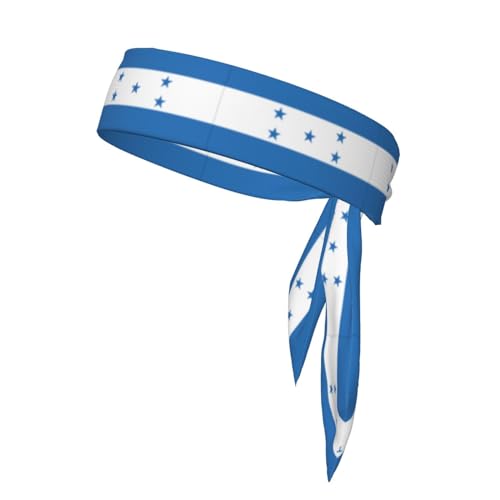 Flagge von Honduras, Sport-Kopfband, Stirnband für Damen und Herren, Haarband für Laufen, Workout, Fußball von Trukd