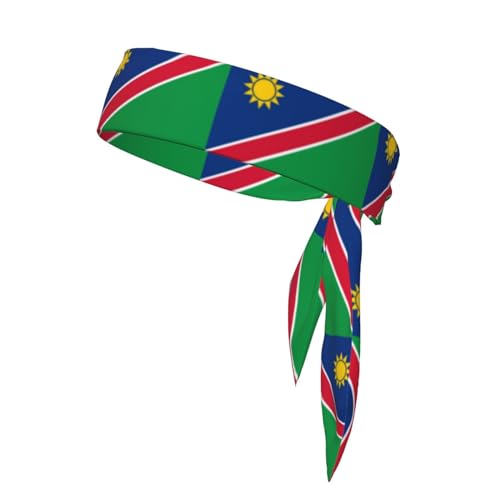Namibia-Stirnbänder, Sport-Kopfband, Stirnband für Damen und Herren, Haarband für Laufen, Workout, Fußball von Trukd