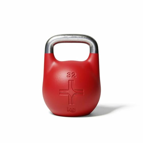 Trym Kettlebell Competition - Gewicht 8kg bis 48kg, Griffs Ø 35mm, Matte Oberfläche, aus Stahl, Farbwahl - Profi Schwunghantel, Kugelhantel, Kugelgewicht, Wettkampf, Fitness, Krafttraining, Workouts von Trym