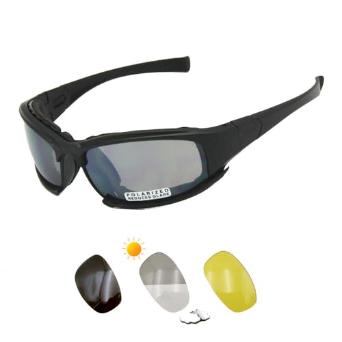 Daisy X7 Photochromic Sonnenbrille Tactical Goggles Männer polarisierte C5 Brille Kit War Game Schießbrille Outdoor Radfahren Gafas von Trymway