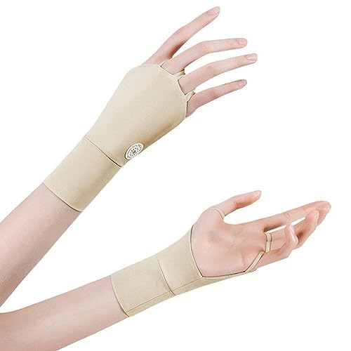 Tsffae 1 Paar Golf Halbe Fingerhandschuh Fraueneis Seiden Sonnenschutzmittel Atmungsaktive Handschuhe Sonnenschutzhandschuhe Zum Reiten Angeln von Tsffae