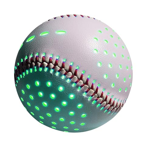 TsoLay Leuchtender Baseball, 9, im Dunkeln Leuchtender Baseball-Wurf-Übungs-Baseball für Familiensportunterhaltung von TsoLay