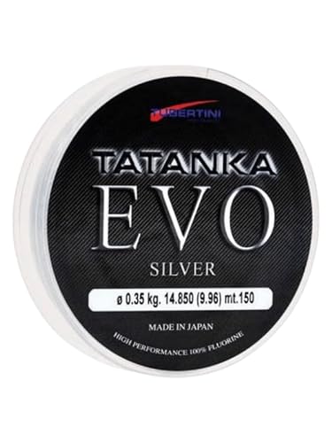 Tubertini Angelschnur Tatanka Evo Silver 0.16 mm 150 m Fluorine Meer Spinning Surfcasting Bolo von Tubertini