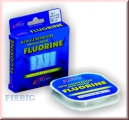 Tubertini Fluorine 50m - Vorfachschnur zum Forellenangeln, Schnur für Drop Shot Rigs, Angelschnur für Stippvorfächer, Durchmesser/Tragkraft:0.16mm / 3.51kg Tragkraft von Tubertini