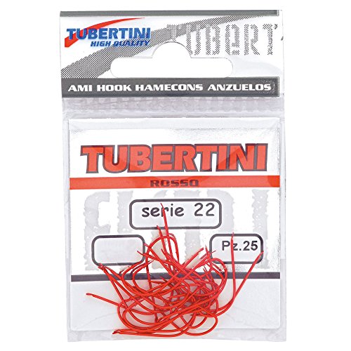 Tubertini Haken, Serie 22, rot, Größe: 8 von Tubertini