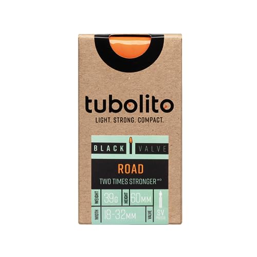 Tubo-Schlauch – Straße – 700c – 60-mm-Ventil – schwarz von Tubolito